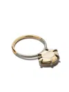 Dalila Barkache 18kt Yellow Gold Oxidized Effect Ring In Gold