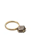 Dalila Barkache 18kt Yellow Gold Two-tone Ring In Gold