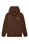 Dalix Alien All Day Hoodie In Brown