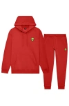 Dalix Alien All Day Sweatsuit In Red