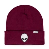 Dalix Alien Beanie In Maroon