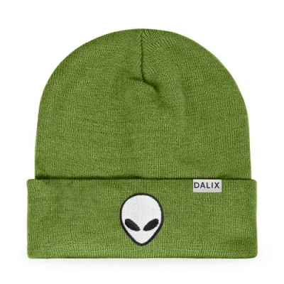 Dalix Alien Beanie In Olive