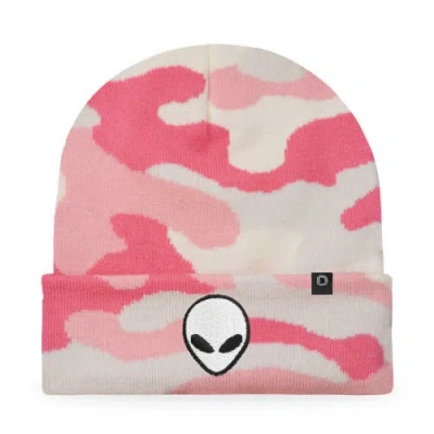 Dalix Alien Beanie In Pink Camo