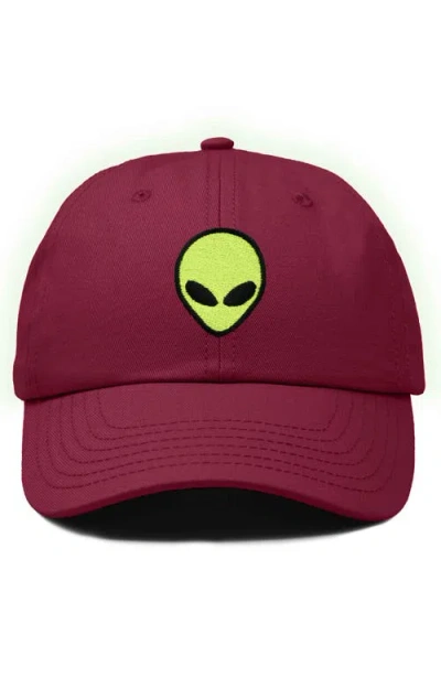 Dalix Alien Dad Cap In Maroon