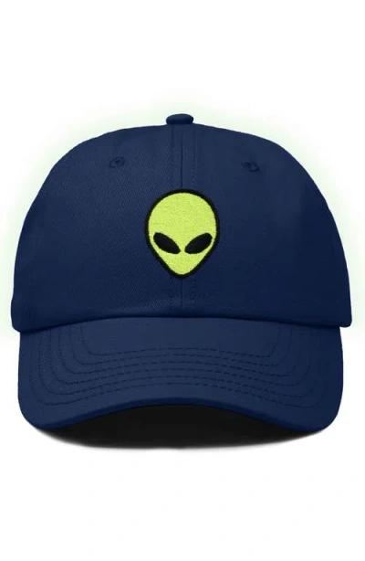 Dalix Alien Dad Cap In Navy Blue