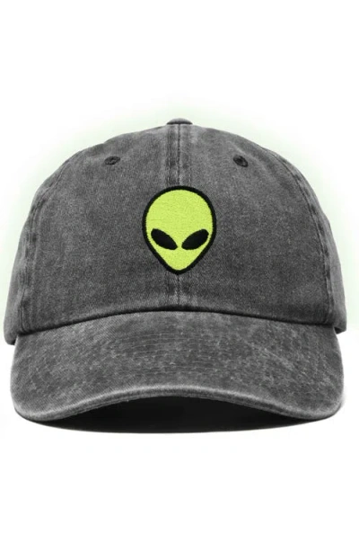Dalix Alien Dad Cap In Washed Black