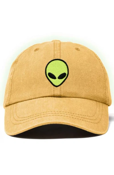 Dalix Alien Dad Cap In Washed Gold