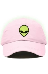 Dalix Alien Dad Cap In Washed Pink