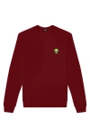 Dalix Alien Fleece Sweatshirt In Cardinal Red