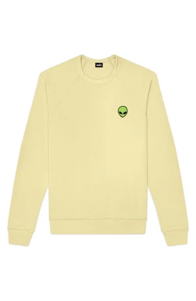 Dalix Alien Fleece Sweatshirt In French Vanilla