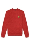 Dalix Alien Fleece Sweatshirt In Heather Red