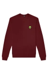 Dalix Alien Fleece Sweatshirt In Maroon