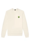 Dalix Alien Fleece Sweatshirt In Natural