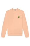 Dalix Alien Fleece Sweatshirt In Peach
