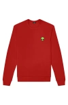 Dalix Alien Fleece Sweatshirt In Red