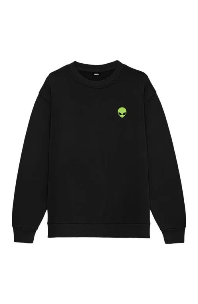 Dalix Alien Heavyweight Relaxed Mens Sweatshirt