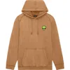 Dalix Alien Midweight Mineral Washed Hoodie In Brown