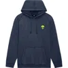 Dalix Alien Midweight Mineral Washed Hoodie In Blue