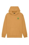 Dalix Alien Midweight Relaxed Hoodie In Brown