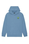 Dalix Alien Midweight Relaxed Hoodie In Blue