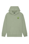 Dalix Alien Midweight Relaxed Hoodie In Green
