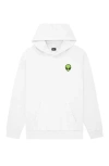Dalix Alien Midweight Relaxed Hoodie In White