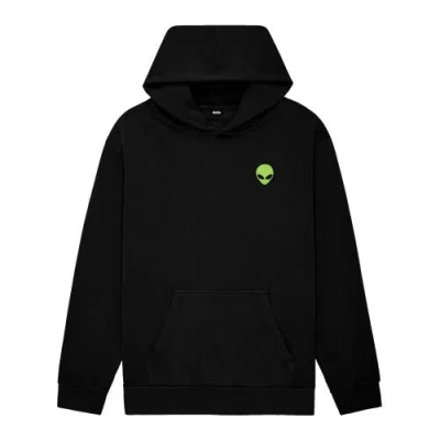 Dalix Alien Midweight Relaxed Hoodie In Black