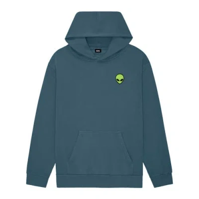 Dalix Alien Midweight Relaxed Hoodie In Blue