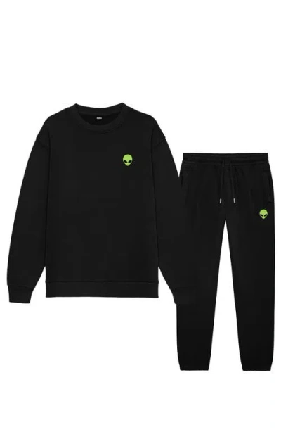 Dalix Alien Sweatsuit In Black