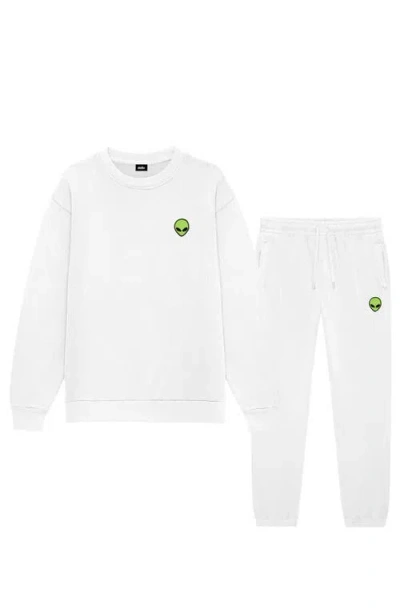 Dalix Alien Sweatsuit In White