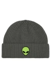 Dalix Alien Watch Cap In Asphalt Gray