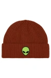 Dalix Alien Watch Cap In Rust