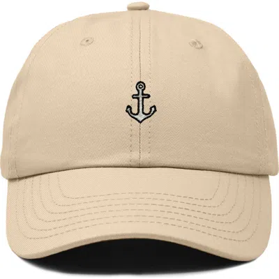 Dalix Anchor Dad Cap In Brown