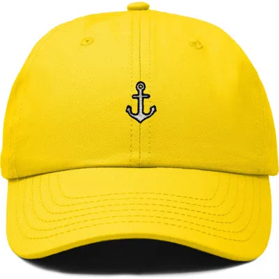 Dalix Anchor Dad Cap In Gold