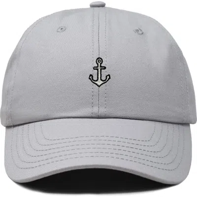 Dalix Anchor Dad Cap In Gray
