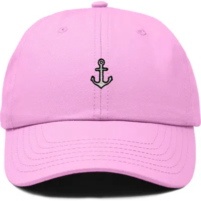 Dalix Anchor Dad Cap In Pink