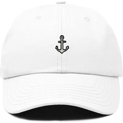 Dalix Anchor Dad Cap In White