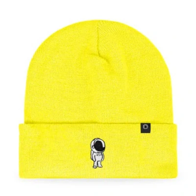 Dalix Astronaut Beanie In Neon Yellow