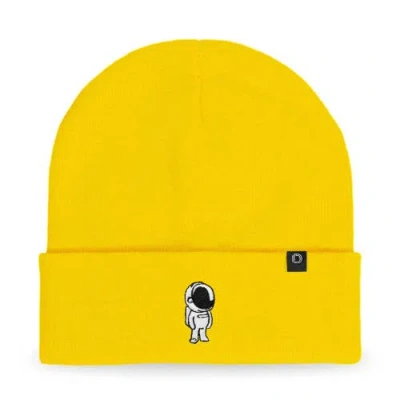 Dalix Astronaut Beanie In Yellow