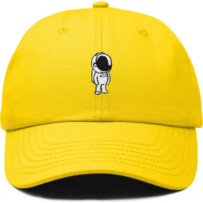 Dalix Astronaut Embroidered Space Hat In Gold