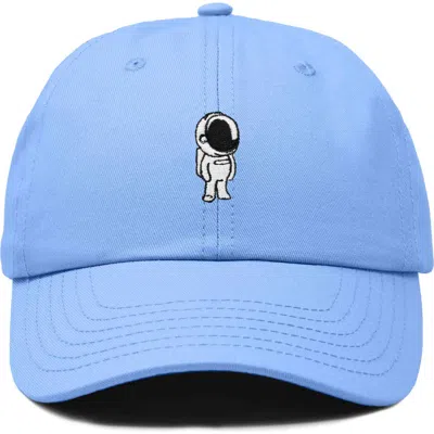 Dalix Astronaut Embroidered Space Hat In Light Blue