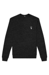 Dalix Astronaut Fleece Sweatshirt In Dark Heather