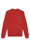 Dalix Astronaut Fleece Sweatshirt In Heather Red