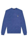 Dalix Astronaut Fleece Sweatshirt In Heather True Royal