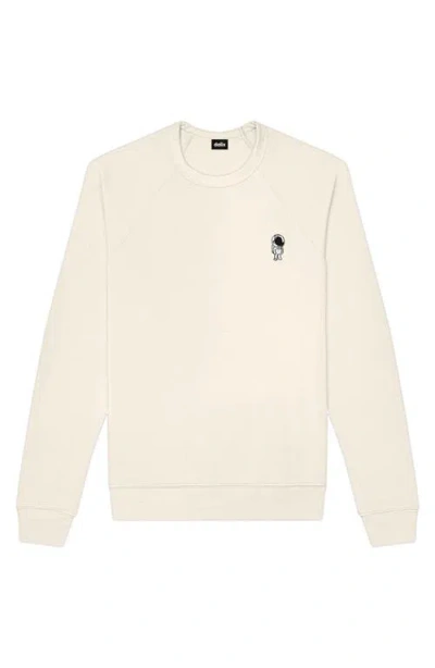 Dalix Astronaut Fleece Sweatshirt In Natural