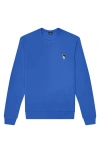 Dalix Astronaut Fleece Sweatshirt In True Royal