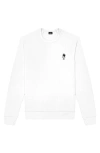 Dalix Astronaut Fleece Sweatshirt In White