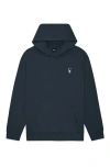 Dalix Astronaut Heavyweight Relaxed Hoodie In Blue