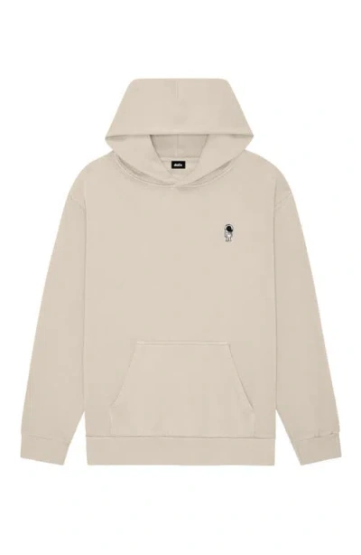 Dalix Astronaut Heavyweight Relaxed Hoodie In Sand