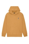 Dalix Astronaut Heavyweight Relaxed Hoodie In Brown